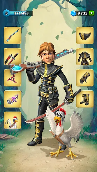Heroics Epic Legend of Archero [MOD: безлимитные деньги и энергии] Screenshot 1