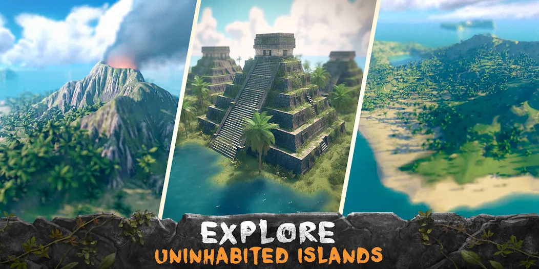 Survival Island: Survivor EVO [MOD: безлимитные ресурсы и здоровье] Screenshot 2