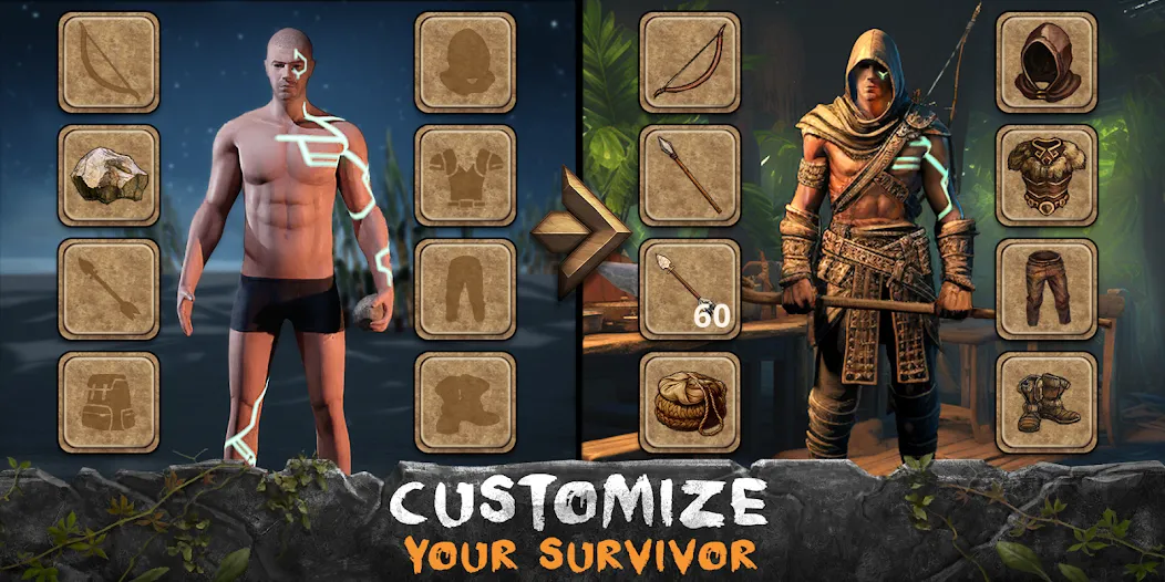 Survival Island: Survivor EVO [MOD: безлимитные ресурсы и здоровье] Screenshot 5