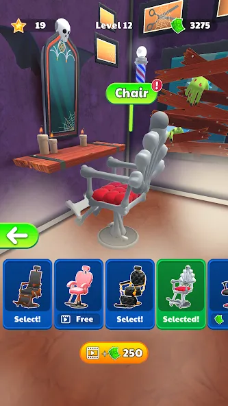 Fade Master 3D: Barber Shop [MOD: безлимитные деньги и всё открыто] Screenshot 2