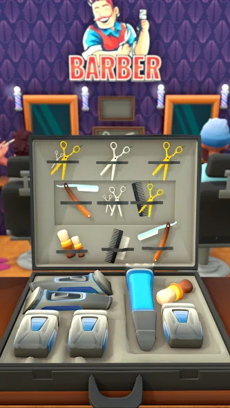 Fade Master 3D: Barber Shop [MOD: безлимитные деньги и всё открыто] Screenshot 4