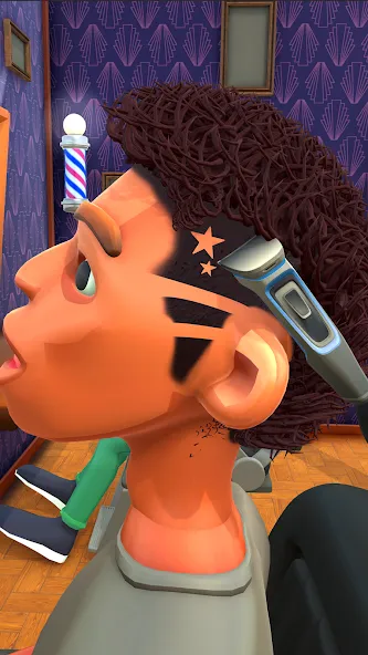 Fade Master 3D: Barber Shop [MOD: безлимитные деньги и всё открыто] Screenshot 5