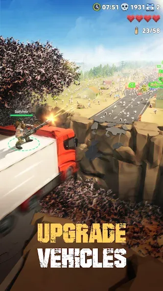 Zombie Waves [MOD: безлимитные ресурсы и мощное оружие] Screenshot 2