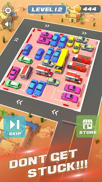 Unblock It Car Puzzle Game [MOD: без рекламы и все уровни открыты] Screenshot 4
