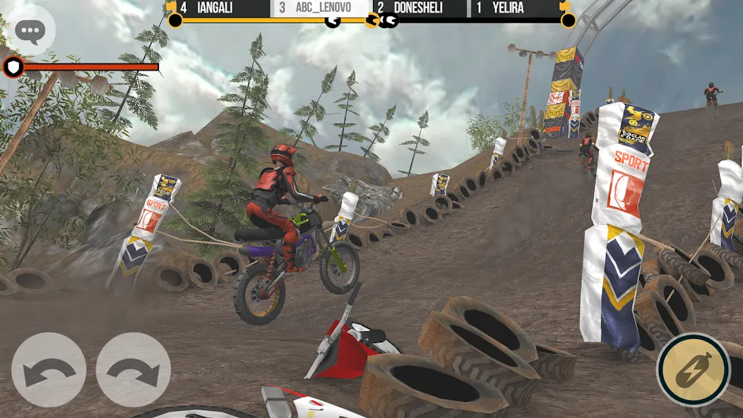 Clan Race: PVP Motocross races [MOD: много денег и все открыто] Screenshot 3