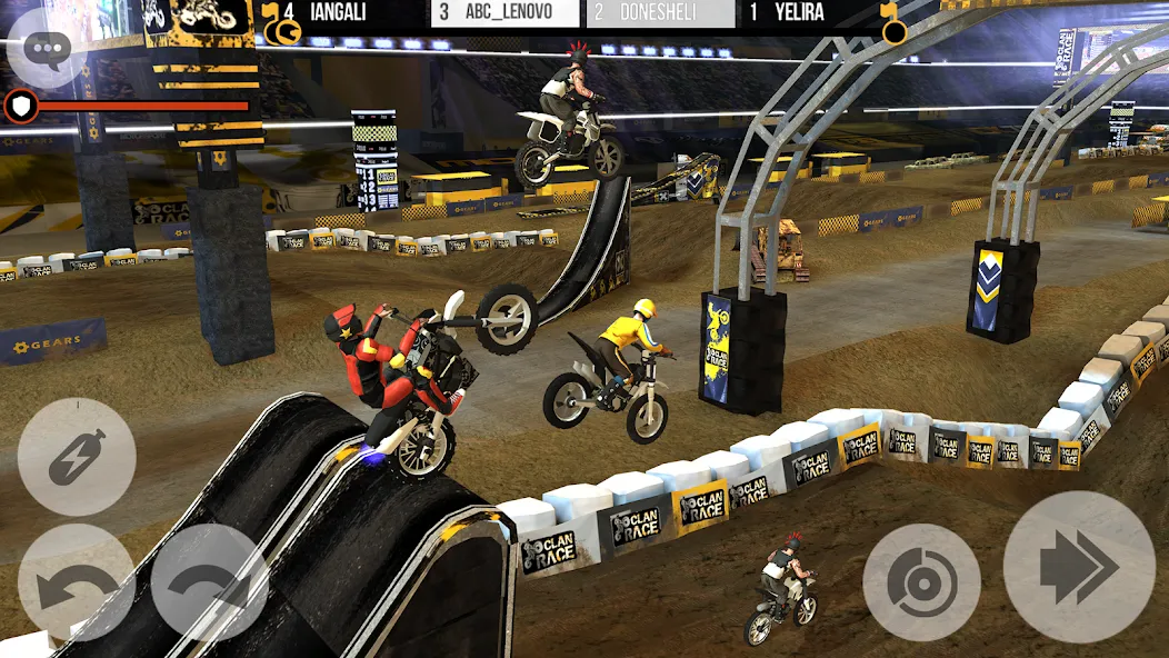 Clan Race: PVP Motocross races [MOD: много денег и все открыто] Screenshot 5