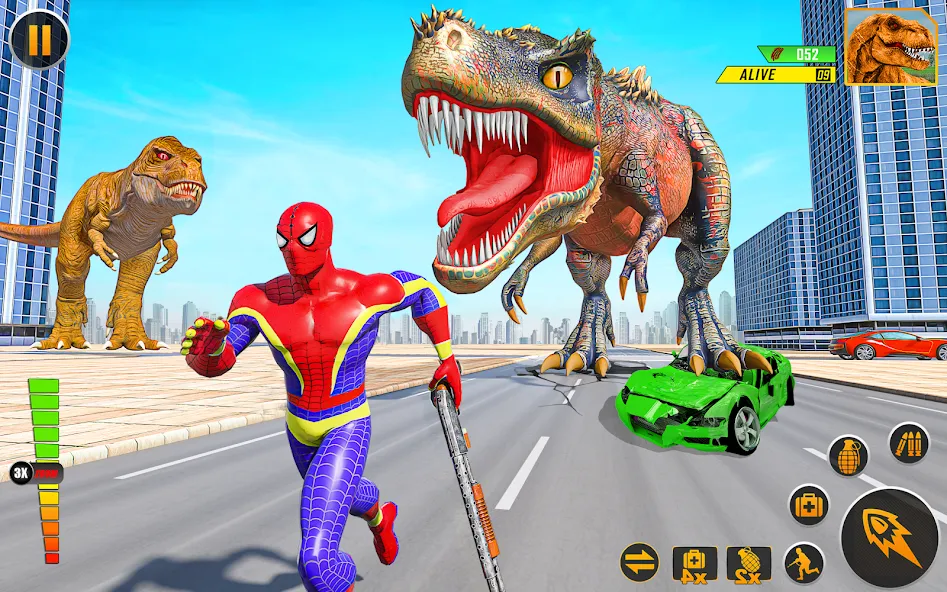Real Dino Hunter 3D Gun Games [MOD: безлимитные патроны и оружие] Screenshot 5