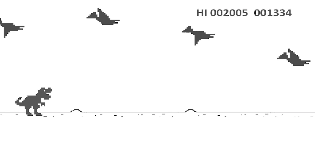 Dino T-Rex [MOD: бессмертие и высокий прыжок] Screenshot 2