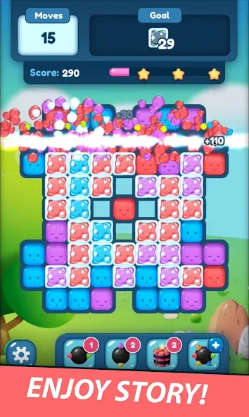 Match Blast Puzzle 3 [MOD: безлимитные деньги и все уровни открыты] Screenshot 4