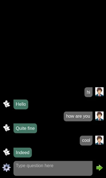 Ghost chat bot [MOD: умный призрачный чат без ограничений] Screenshot 2