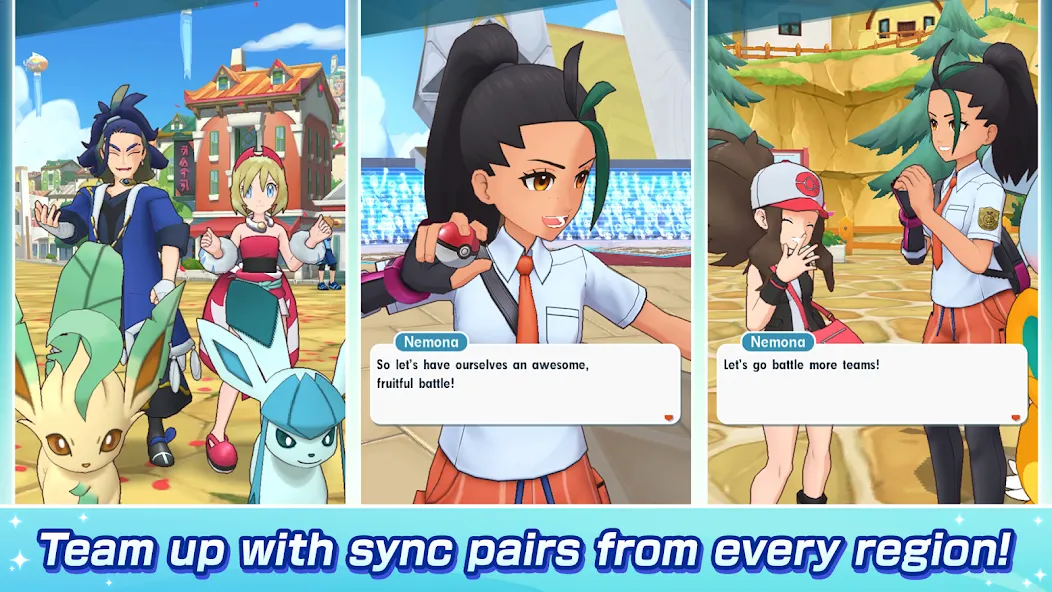 Pokémon Masters EX [MOD: безлимитные кристаллы и усиленные синхропары] Screenshot 1