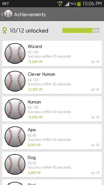 IQ Baseball - Number Puzzle [MOD: безлимитные подсказки и ходы] Screenshot 5