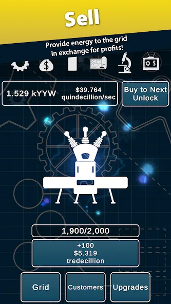 Idle Power [MOD: много энергии и быстрый прогресс] Screenshot 2