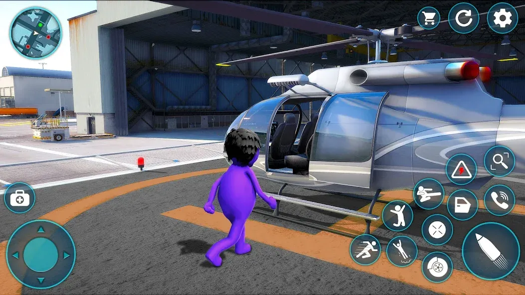 Blue Hero Gangster City Mafia [MOD: безлимитные деньги и оружие] Screenshot 5