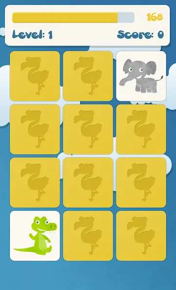 Animals memory game for kids [MOD: все животные и уровни открыты] Screenshot 3