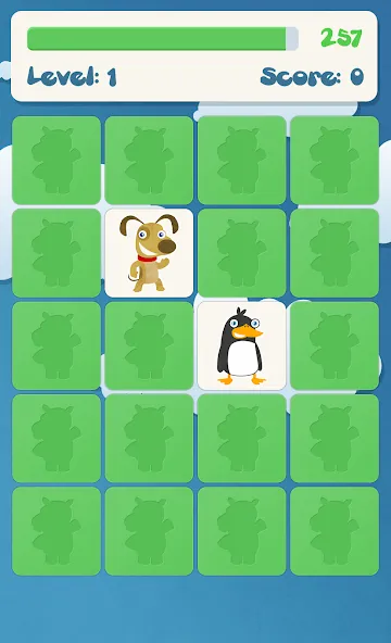 Animals memory game for kids [MOD: все животные и уровни открыты] Screenshot 4