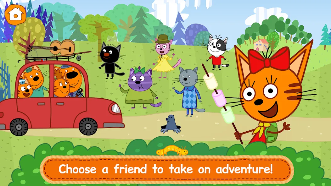 Kid-E-Cats: Kitty Cat Games! [MOD: все игры и костюмы открыты] Screenshot 1