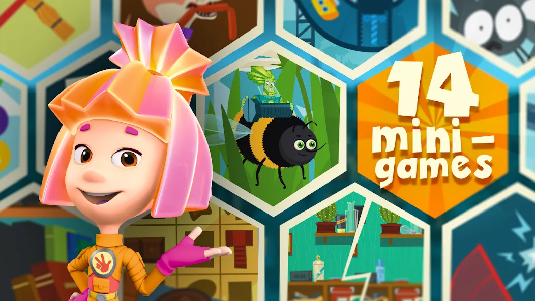 The Fixies Town Cool Kid Games [MOD: разблокированы все игры и персонажи] Screenshot 2