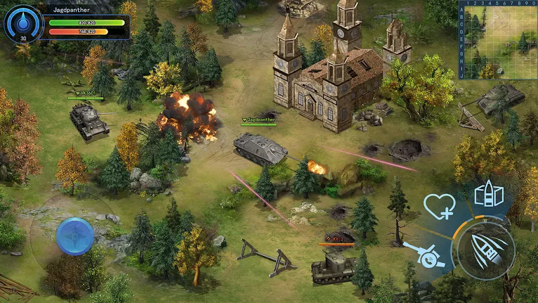 Ace Tank [MOD: безлимитные деньги и мощные танки] Screenshot 4