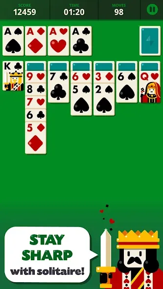 Solitaire: Decked Out [MOD: безлимитные подсказки и отмены ходов] Screenshot 1