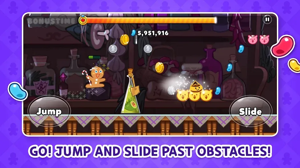 CookieRun: OvenBreak [MOD: безлимитные кристаллы и энергия] Screenshot 1