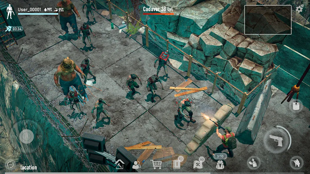 Dead God Land: Survival Games [MOD: безлимитные ресурсы и мощное оружие] Screenshot 5