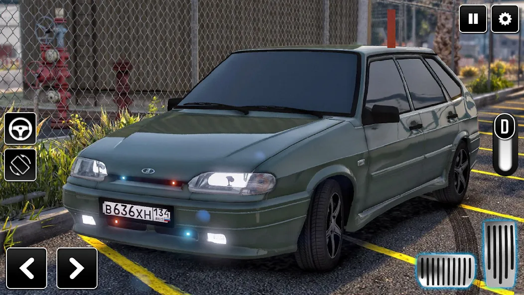 2114 Car Driving: Lada sedan [MOD: безлимитные деньги и топливо] Screenshot 1