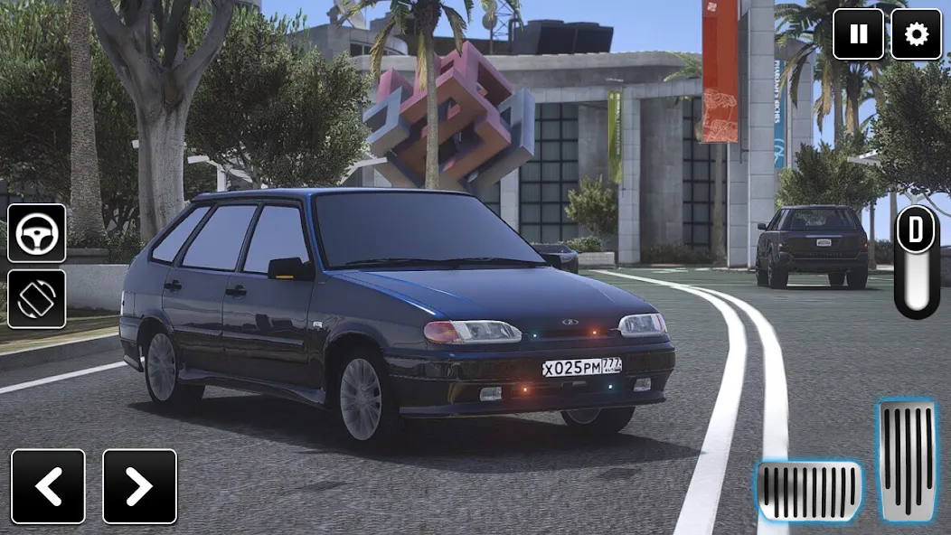 2114 Car Driving: Lada sedan [MOD: безлимитные деньги и топливо] Screenshot 2