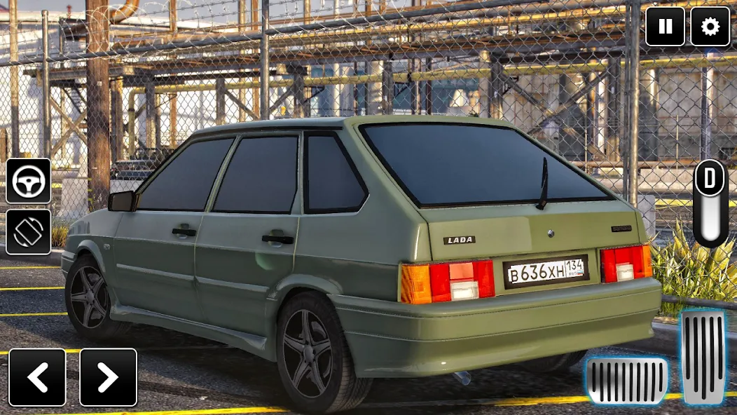 2114 Car Driving: Lada sedan [MOD: безлимитные деньги и топливо] Screenshot 3