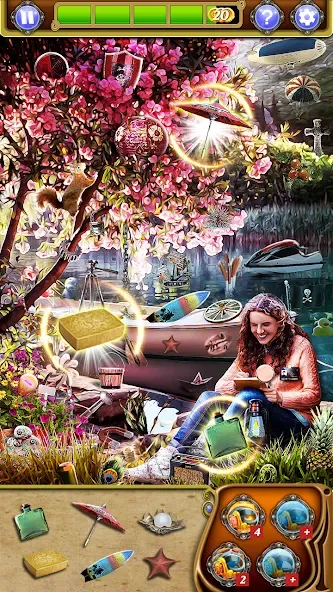 Hidden Object: 4 Seasons [MOD: открыты все сезоны и уровни] Screenshot 2