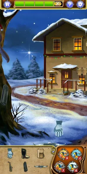 Hidden Object: Winter Wonder [MOD: безлимитные подсказки и открыты все сцены] Screenshot 3