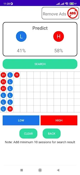 Sicbo Predict Tool [MOD: точные прогнозы и анализ бросков] Screenshot 1