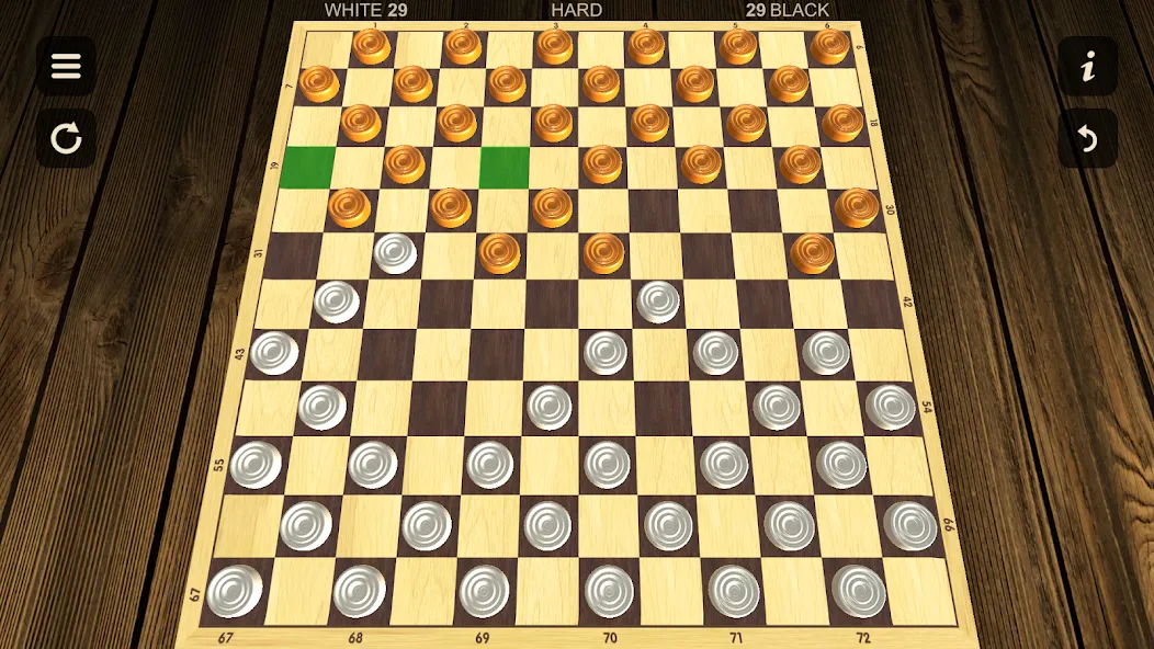 Checkers - Two player [MOD: игра вдвоём без ограничений] Screenshot 3