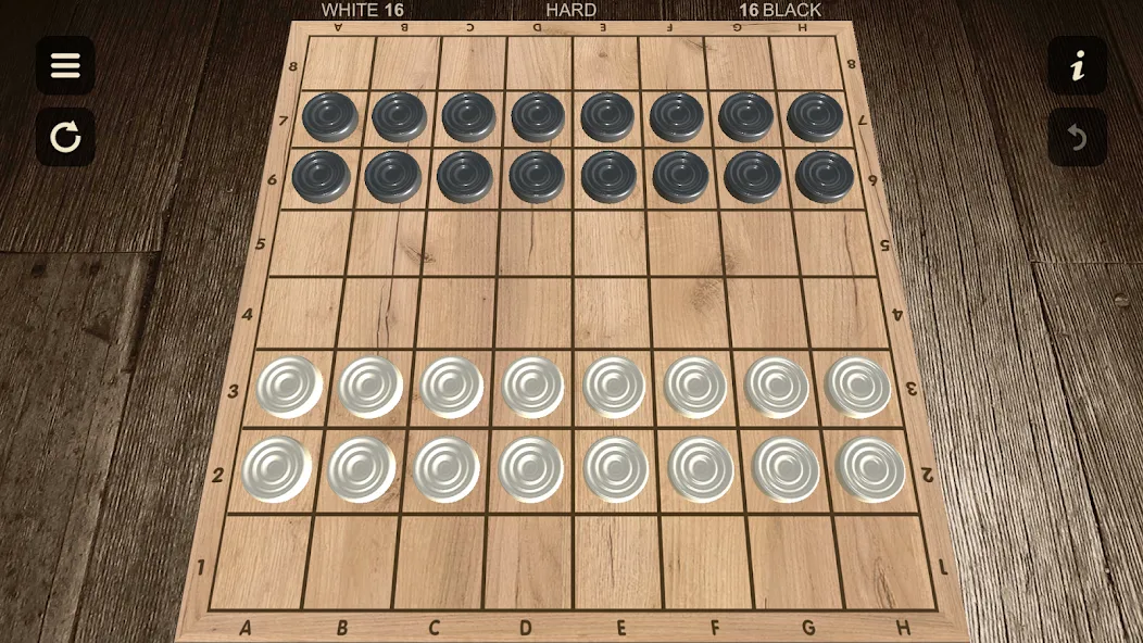 Checkers - Two player [MOD: игра вдвоём без ограничений] Screenshot 4