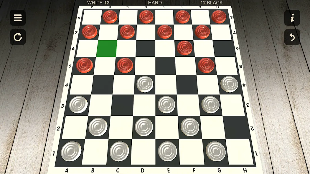 Checkers - Two player [MOD: игра вдвоём без ограничений] Screenshot 5