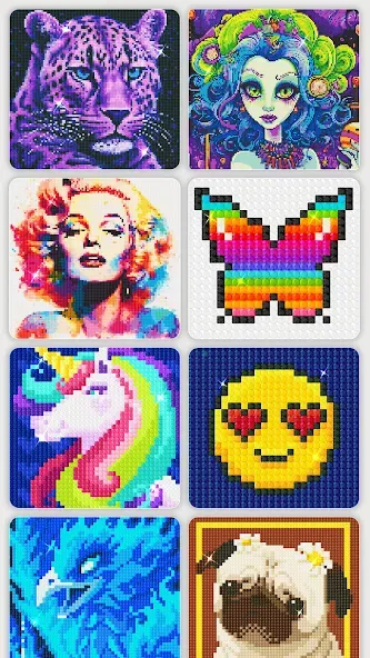 Diamond Painting by Number [MOD: безлимитные алмазы и все наборы] Screenshot 1