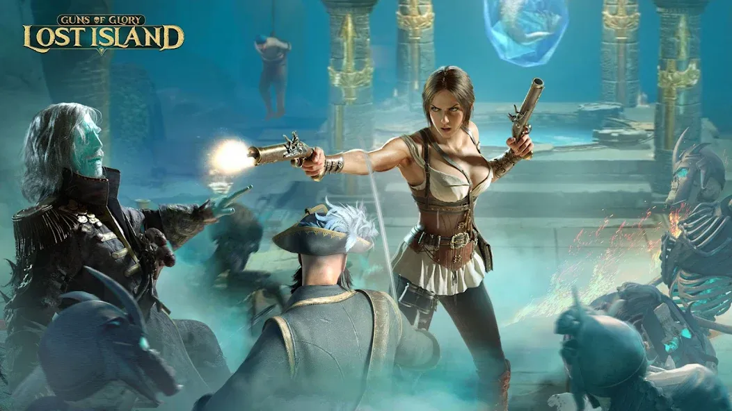 Guns of Glory: Lost Island [MOD: безлимитные ресурсы и ускоренное строительство] Screenshot 2