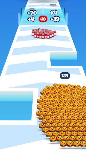 Food Run [MOD: без рекламы и много монет] Screenshot 1