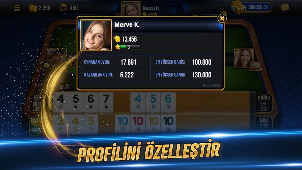 Tekel Okey [MOD: безлимитные монеты и подсказки] Screenshot 2