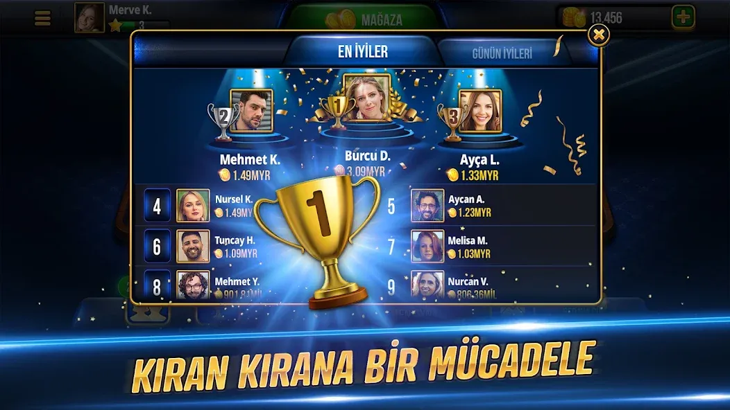 Tekel Okey [MOD: безлимитные монеты и подсказки] Screenshot 3