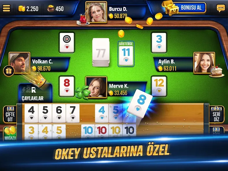 Tekel Okey [MOD: безлимитные монеты и подсказки] Screenshot 5