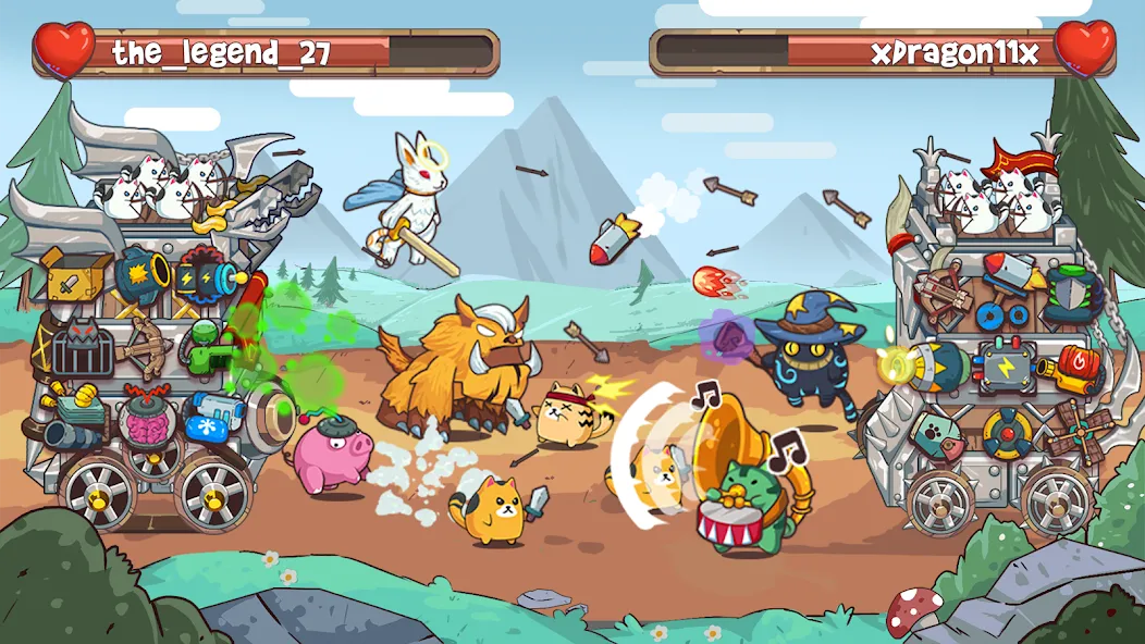 CatnRobot Idle TD: Battle Cat [MOD: безлимитные деньги и усиленные башни] Screenshot 3