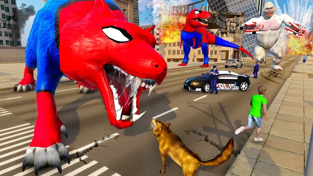 Giant Gorilla Bigfoot Monster [MOD: безлимитные деньги и усиленная атака] Screenshot 5