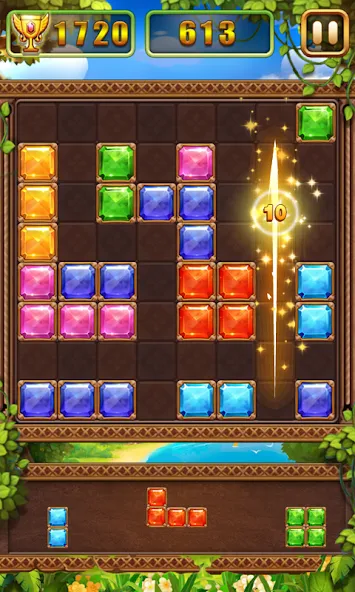 Puzzle Block Jewels [MOD: без рекламы и бесконечные подсказки] Screenshot 4