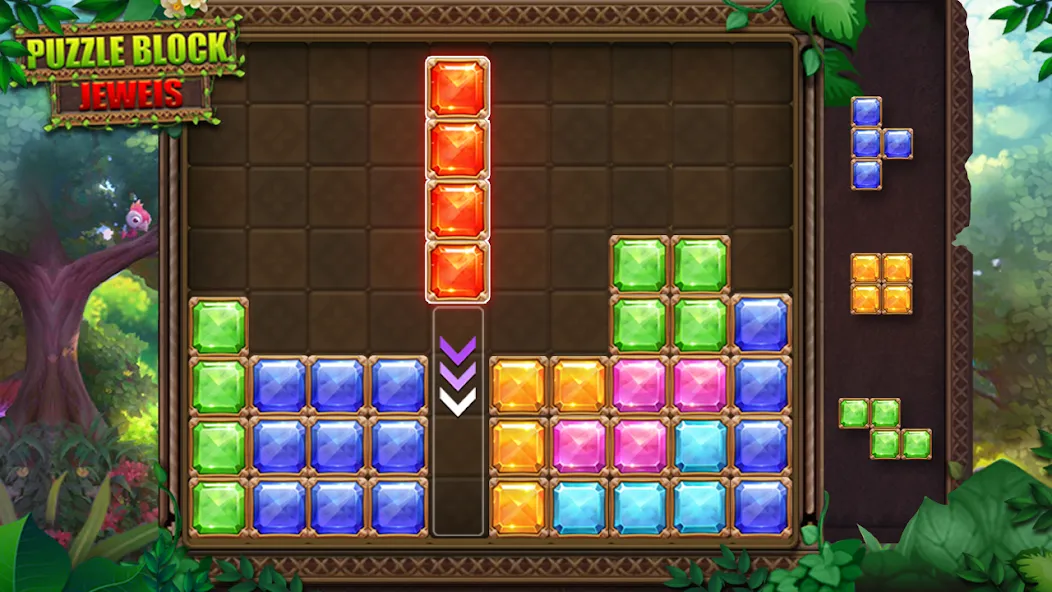 Puzzle Block Jewels [MOD: без рекламы и бесконечные подсказки] Screenshot 5