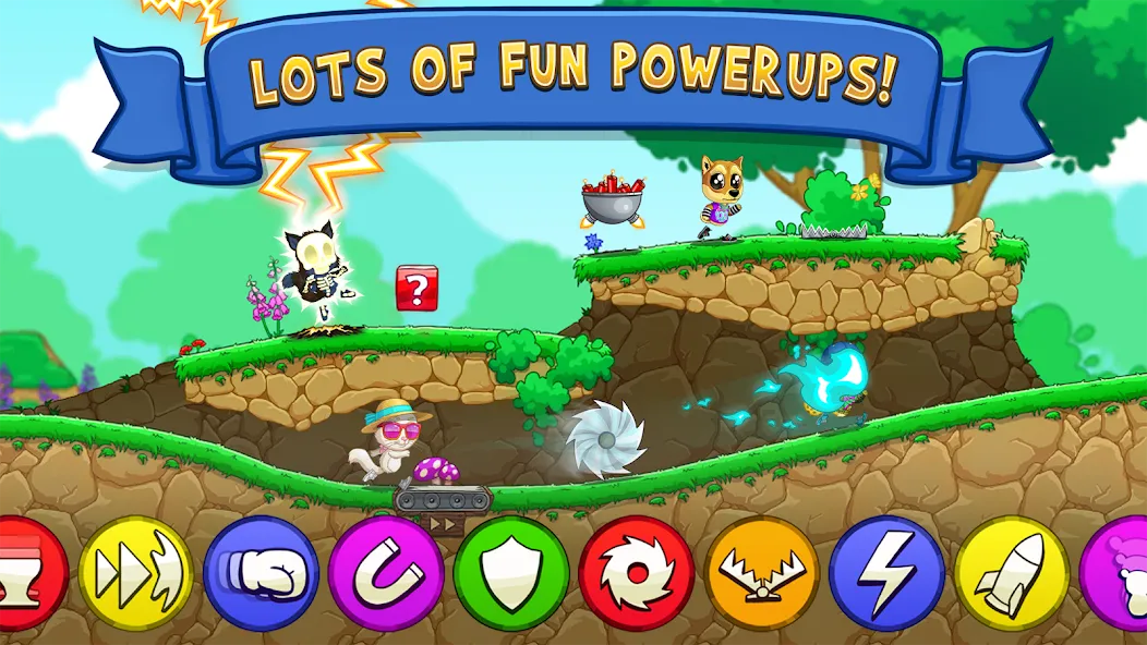 Fun Run 3 - Multiplayer Games [MOD: без рекламы и все персонажи открыты] Screenshot 1