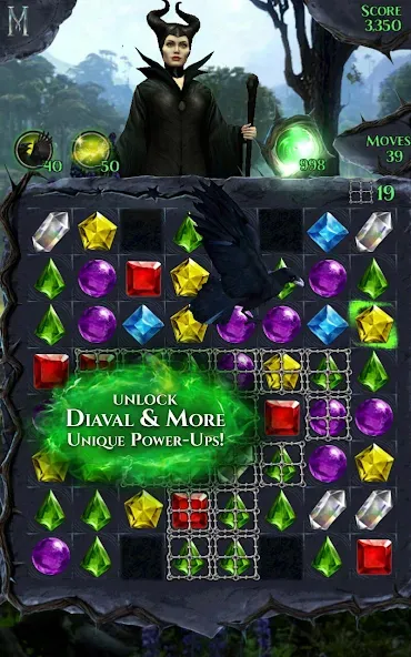 Disney Maleficent Free Fall [MOD: безлимитные жизни и бонусы] Screenshot 2