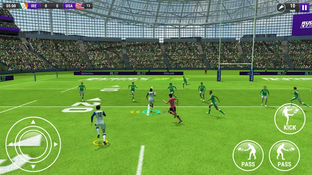 Rugby League 22 [MOD: безлимитные деньги и все команды открыты] Screenshot 2
