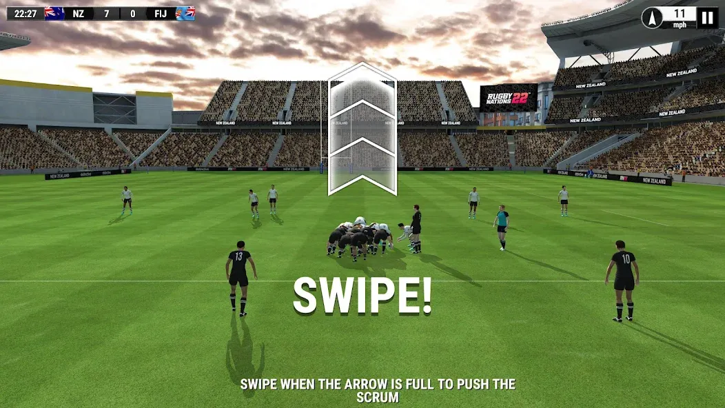 Rugby Nations 22 [MOD: разблокированы команды и безлимитные деньги] Screenshot 5