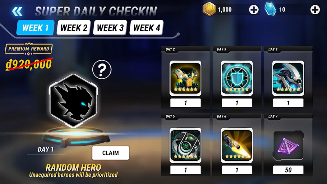 Heroes Infinity Premium [MOD: безлимитные деньги и премиум доступ] Screenshot 1